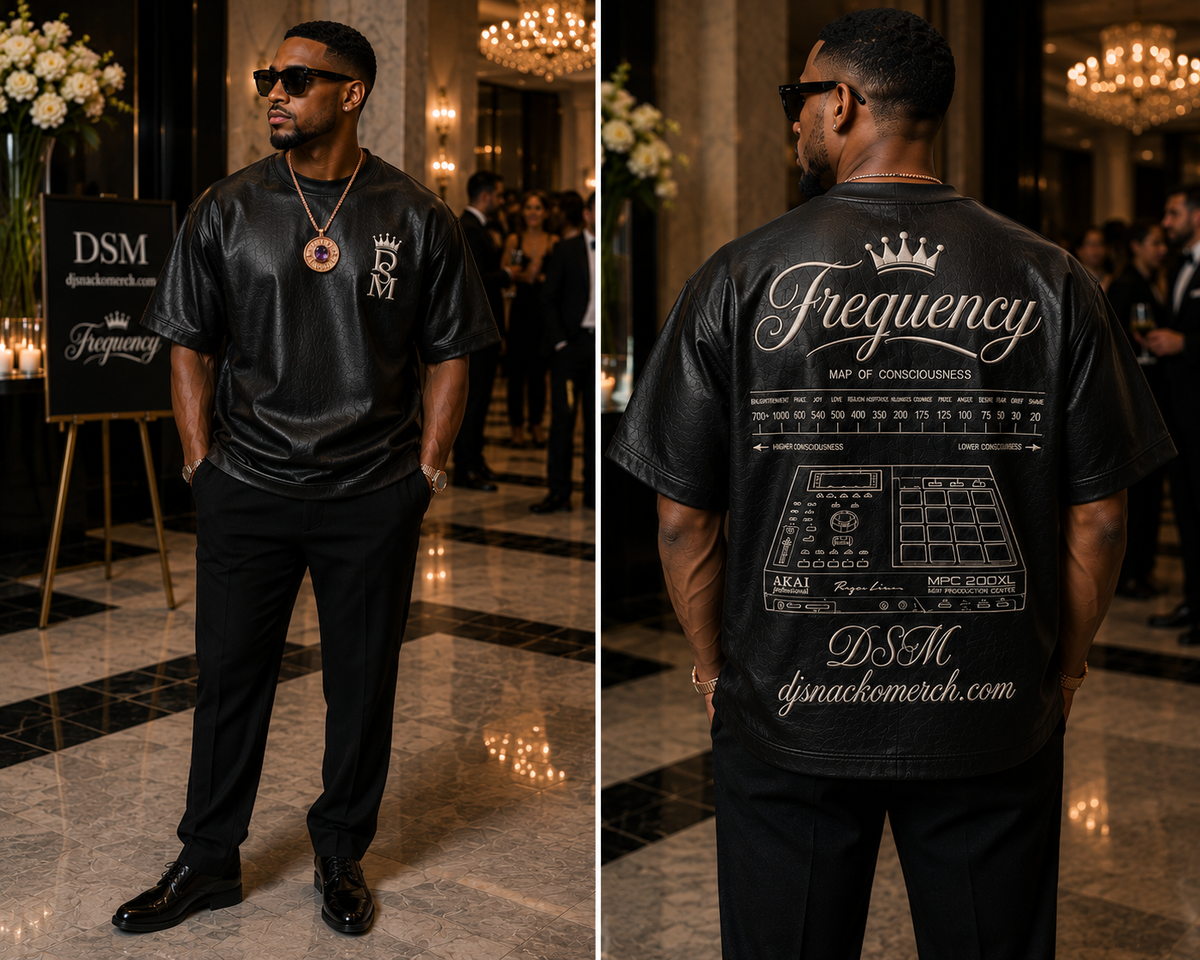 DSM Royal Frequency Leather with Embroidery T-Shirt